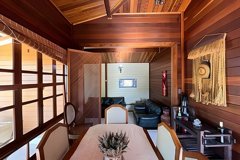 Casa de praia em condomínio com ar-condicionado e piscina