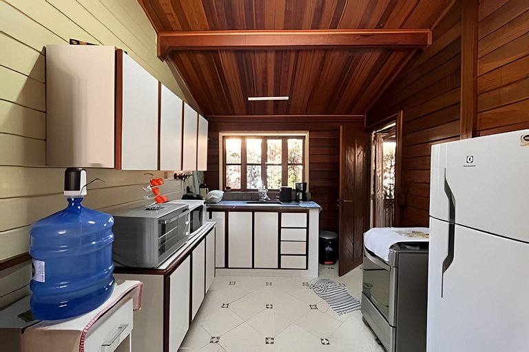 Casa de praia em condomínio com ar-condicionado e piscina