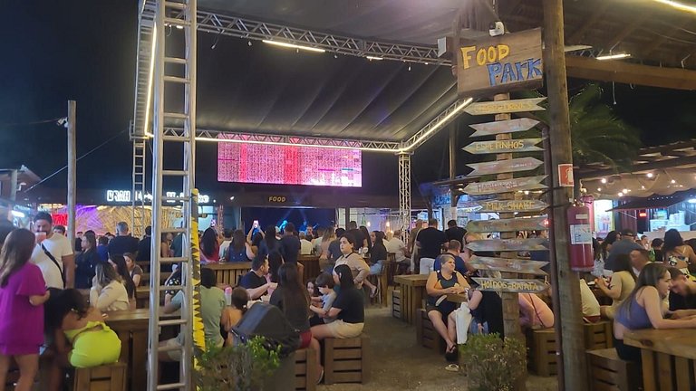 Casa de praia em Condomínio, Ar e Piscina c/ Hidro