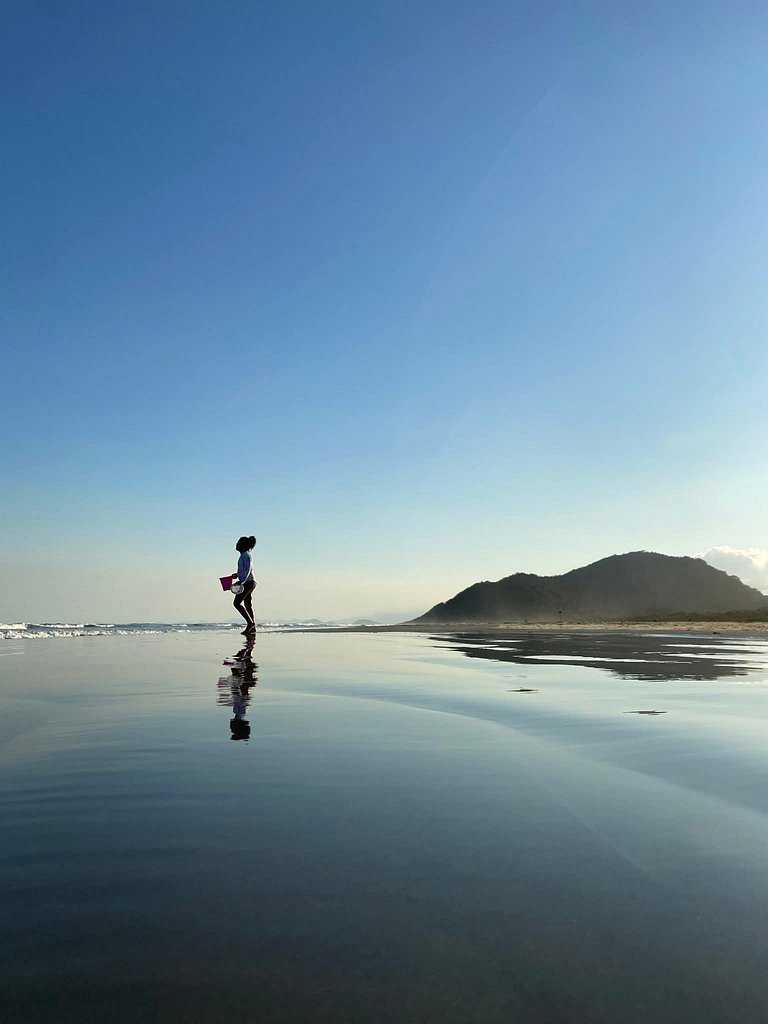 Casa de praia em condomínio com ar-condicionado e piscina