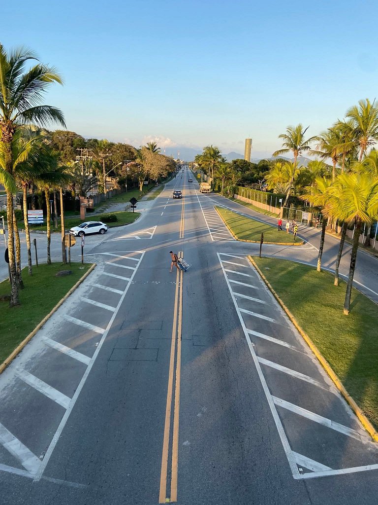 Casa de praia em condomínio com ar-condicionado e piscina