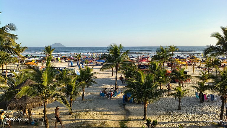 Casa de praia em condomínio com ar-condicionado e piscina