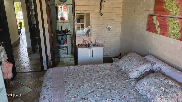 Casa Aconchegante na Praia com Piscina em Cond.