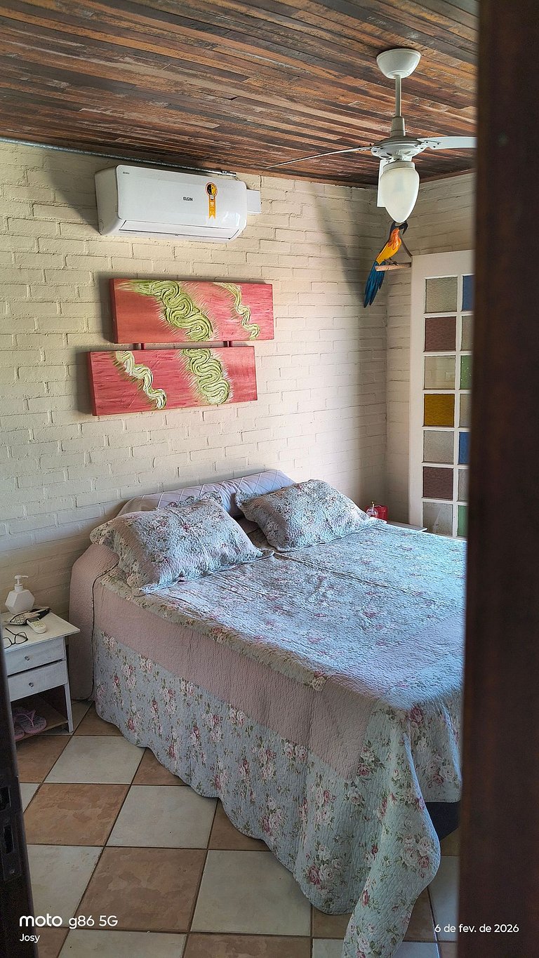 Casa Aconchegante na Praia com Piscina em Cond.