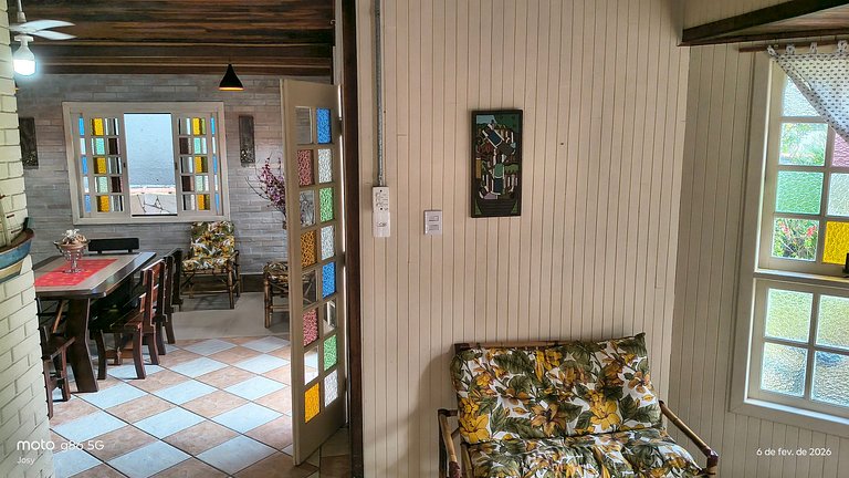 Casa Aconchegante na Praia com Piscina em Cond.