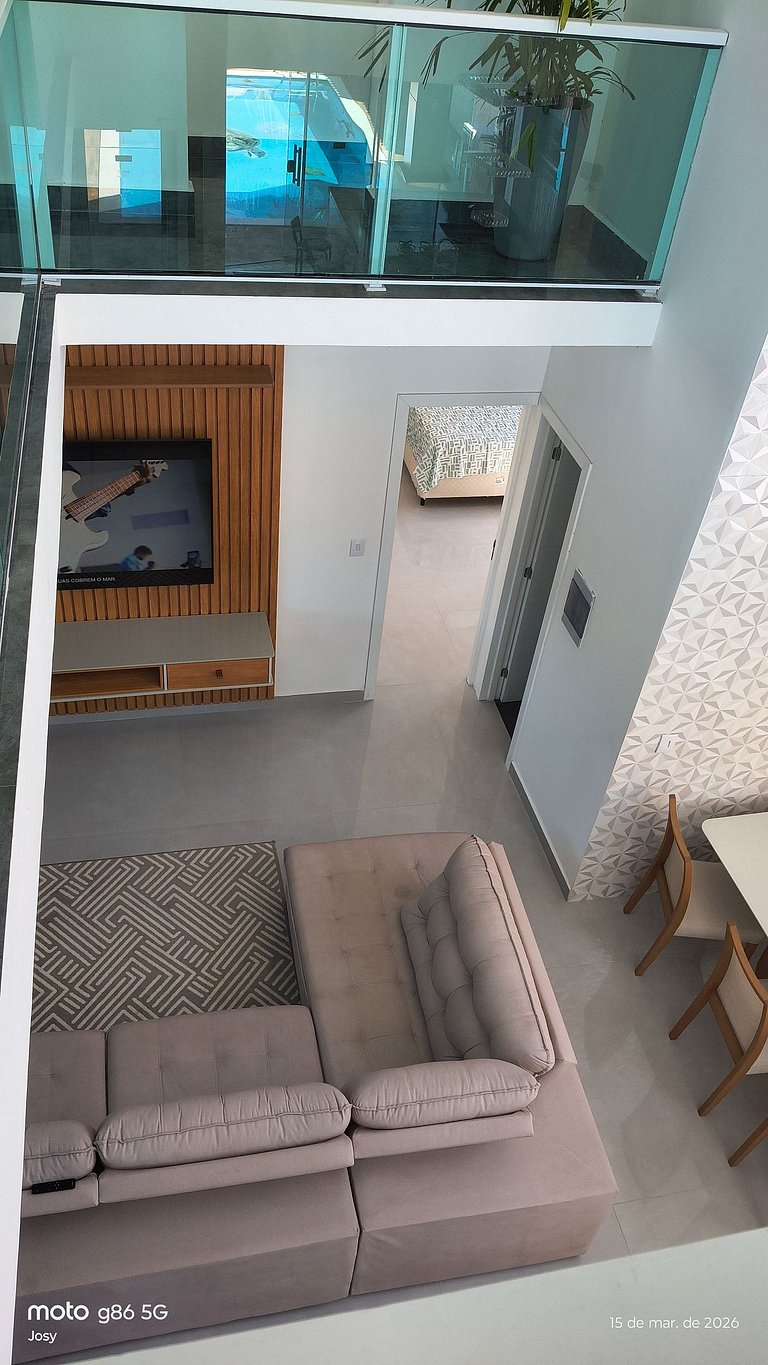 Casa Asobradada,(triplex) 5 suites