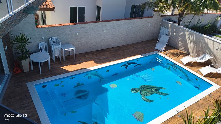 Casa Asobradada,(triplex) 5 suites