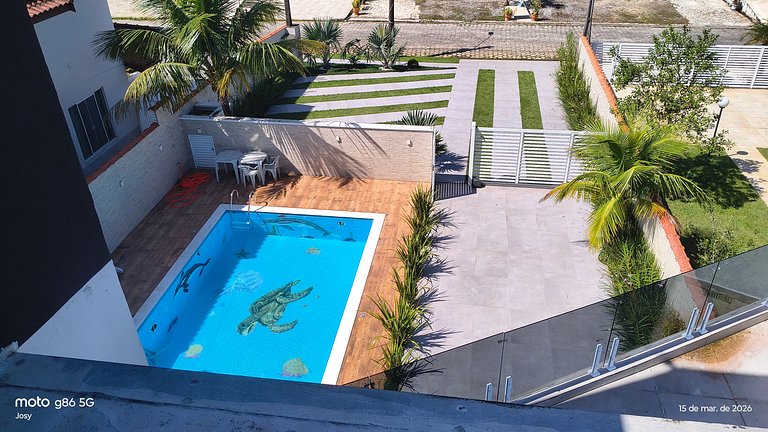 Casa Asobradada,(triplex) 5 suites