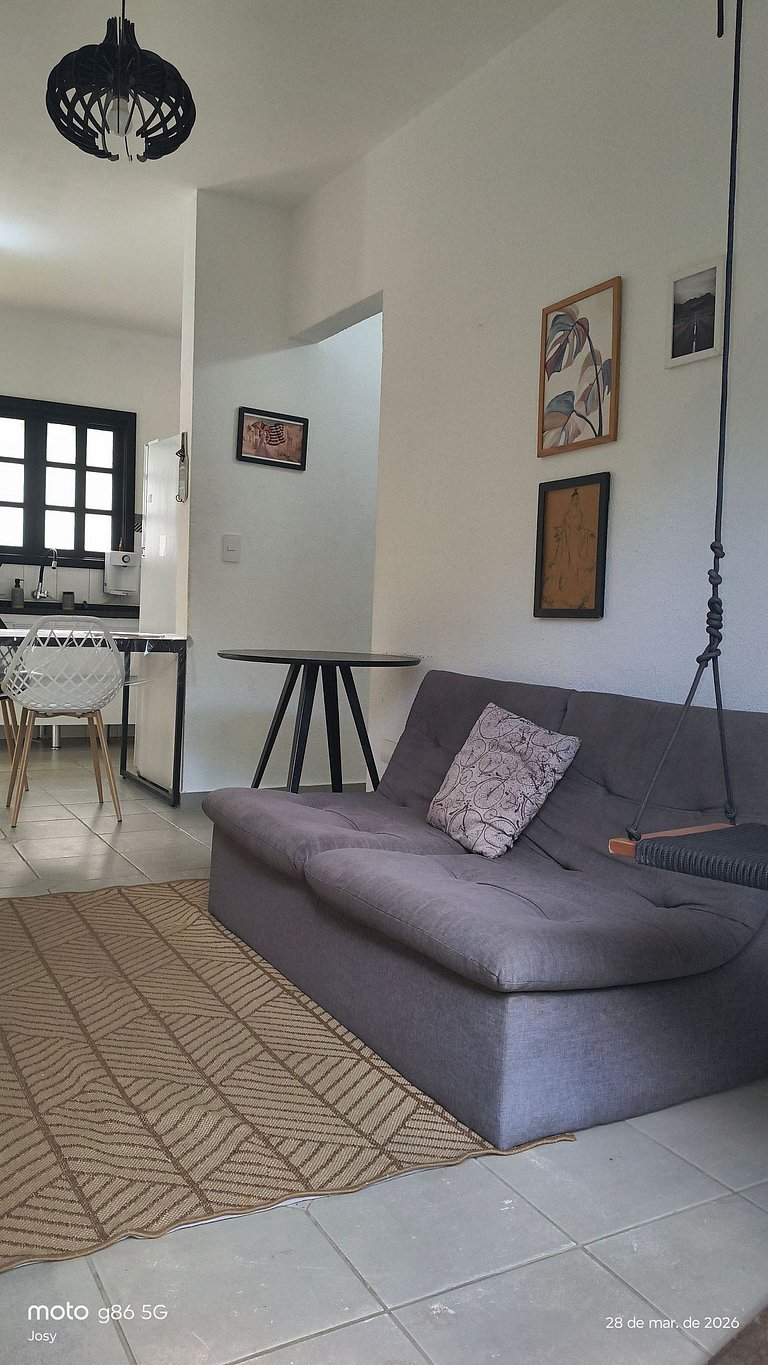 Vilagio Pé na Areia, Morada da Praia, acomoda até 6 pessoas