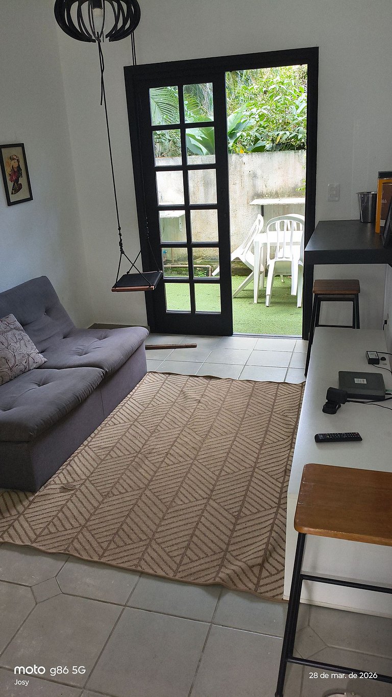 Vilagio Pé na Areia, Morada da Praia, acomoda até 6 pessoas