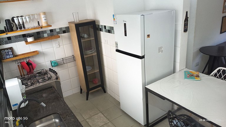 Vilagio Pé na Areia, Morada da Praia, acomoda até 6 pessoas